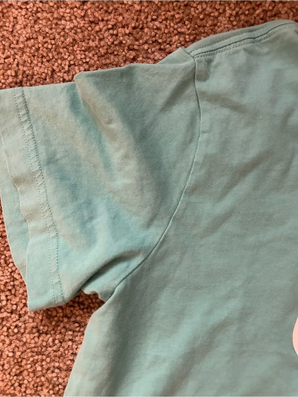 Nike Blue Logo Crop T-Shirt